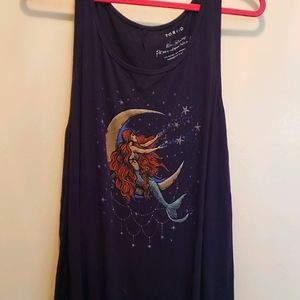 Torrid Mermaid Tank Top, Size 1